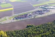 Luftbild von Roppenheim, Outlet-Center im Bundesland Bas-Rhin, Frankreich