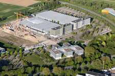 Industriegebiet Bußmatten Baustelle LUK in Bühl im Bundesland Baden-Württemberg, Deutschland