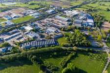 Industriegebiet an der B3n im Ortsteil Steinbach in Baden-Baden im Bundesland Baden-Württemberg, Deutschland