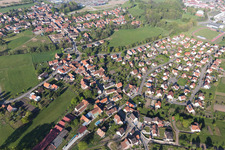 Ortsteil Altenstadt in Wissembourg im Bundesland Bas-Rhin, Frankreich von oben