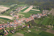 Luftbild von Cleebourg im Bundesland Bas-Rhin, Frankreich