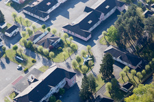 Drohnenbild von Drachenbronn-Birlenbach im Bundesland Bas-Rhin, Frankreich