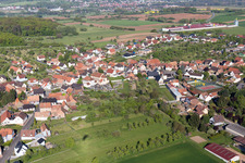 Luftaufnahme von Dieffenbach-lès-Wœrth im Bundesland Bas-Rhin, Frankreich