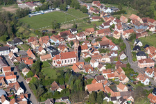 Gundershoffen im Bundesland Bas-Rhin, Frankreich von oben