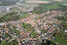 Gundershoffen im Bundesland Bas-Rhin, Frankreich von oben gesehen