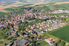 Luftbild von Mietesheim im Bundesland Bas-Rhin, Frankreich