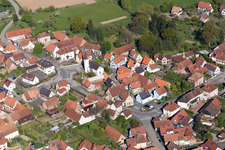 Luftbild von Mulhausen im Bundesland Bas-Rhin, Frankreich