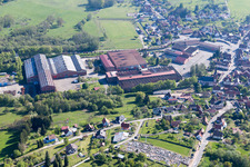 Schrägluftbild von Zinswiller im Bundesland Bas-Rhin, Frankreich