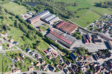 Zinswiller im Bundesland Bas-Rhin, Frankreich von oben