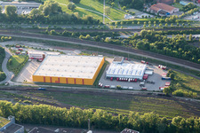 Dm Lager im Ortsteil Oststadt in Karlsruhe im Bundesland Baden-Württemberg, Deutschland