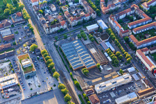 S-Bahn-Depot der VBK Verkehrsbetriebe Karlsruhe GmbH in der Tullastr im Ortsteil Oststadt im Bundesland Baden-Württemberg, Deutschland