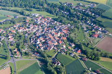 Ortsteil Kleineibstadt in Großeibstadt im Bundesland Bayern, Deutschland von oben