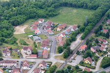 Riedseltz im Bundesland Bas-Rhin, Frankreich aus der Vogelperspektive