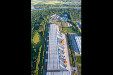 Lagerhallen und Speditionsgebäude der Interpneu Handelsgesellschaft mbH in Speyer im Bundesland Rheinland-Pfalz, Deutschland
