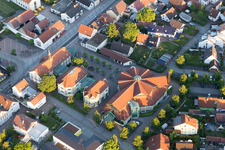 Bürgerhaus im Ortsteil Linkenheim in Linkenheim-Hochstetten im Bundesland Baden-Württemberg, Deutschland