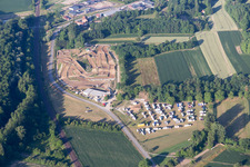 Schrägluftbild von Lauterbourg im Bundesland Bas-Rhin, Frankreich