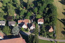 Ortsteil Altenstadt in Wissembourg im Bundesland Bas-Rhin, Frankreich von oben