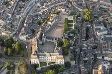 Drohnenaufname von Blois im Bundesland Loir-et-Cher, Frankreich