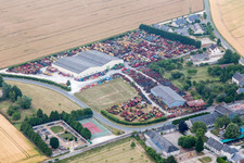 Drohnenbild von Talcy im Bundesland Loir-et-Cher, Frankreich