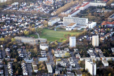 Lindenhof, Niederfeld von Süden in Mannheim im Bundesland Baden-Württemberg, Deutschland