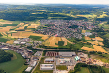 Luftbild von Essingen im Bundesland Baden-Württemberg, Deutschland