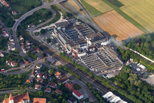 Gebäude und Produktionshallen auf dem Werksgelände RUD Ketten Rieger & Dietz GmbH u. Co. KG im Ortsteil Unterkochen in Aalen im Bundesland Baden-Württemberg, Deutschland
