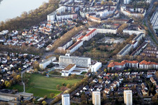 Pfalzplatz, Diakonissen KH im Ortsteil Niederfeld in Mannheim im Bundesland Baden-Württemberg, Deutschland