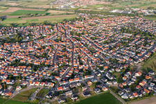 Luftbild von Ortsteil Sankt Leon in St. Leon-Rot im Bundesland Baden-Württemberg, Deutschland