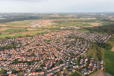 Luftaufnahme von Ortsteil Sankt Leon in St. Leon-Rot im Bundesland Baden-Württemberg, Deutschland