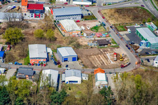 Luftbild von Gewerbegebiet S in Jockgrim im Bundesland Rheinland-Pfalz, Deutschland