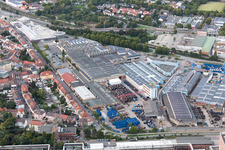 Alte Seilerei im Ortsteil Neckarau in Mannheim im Bundesland Baden-Württemberg, Deutschland