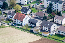 Drohnenbild von Am Wasserturm in Kandel im Bundesland Rheinland-Pfalz, Deutschland