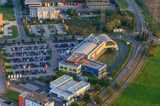 Luftaufnahme von Fitnessstudio Pfitzenmeier Premium Resort Bensheim im Bundesland Hessen, Deutschland