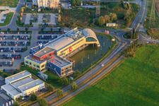 Fitnessstudio Pfitzenmeier Premium Resort Bensheim im Bundesland Hessen, Deutschland von oben