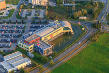 Fitnessstudio Pfitzenmeier Premium Resort Bensheim im Bundesland Hessen, Deutschland aus der Luft