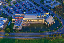 Fitnessstudio Pfitzenmeier Premium Resort Bensheim im Bundesland Hessen, Deutschland vom Flugzeug aus