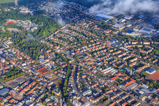 Nordpark und Hindenburgstr in Landau in der Pfalz im Bundesland Rheinland-Pfalz, Deutschland