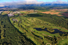 Golfanlage Landgut Dreihof - GOLF absolute morgens aus Südosten in Essingen im Bundesland Rheinland-Pfalz, Deutschland