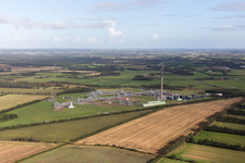 Luftaufnahme von Janderup im Bundesland Syddanmark, Dänemark