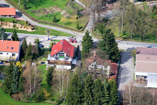 Ortsteil Affolterbach in Wald-Michelbach im Bundesland Hessen, Deutschland aus der Vogelperspektive