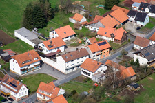 Ortsteil Affolterbach in Wald-Michelbach im Bundesland Hessen, Deutschland von einer Drohne aus