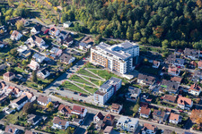 Dahn im Bundesland Rheinland-Pfalz, Deutschland von oben