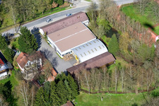 Ortsteil Affolterbach in Wald-Michelbach im Bundesland Hessen, Deutschland aus der Drohnenperspektive