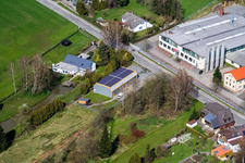 Ortsteil Affolterbach in Wald-Michelbach im Bundesland Hessen, Deutschland von einer Drohne aus