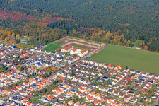 Erschliessung des Neubaugebiet Edelbergstraße und Haus Edelberg Senioren-Zentrum Bellheim im Bundesland Rheinland-Pfalz, Deutschland