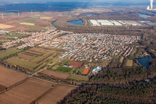 Luftbild von Lingenfeld in Westheim im Bundesland Rheinland-Pfalz, Deutschland