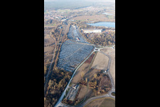 Lauterbourg, neuer Rheinhafen im Bundesland Bas-Rhin, Frankreich