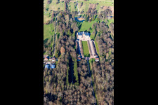 Ortsteil Förch in Rastatt im Bundesland Baden-Württemberg, Deutschland von oben