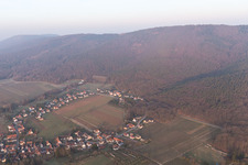 Cleebourg im Bundesland Bas-Rhin, Frankreich aus der Luft betrachtet