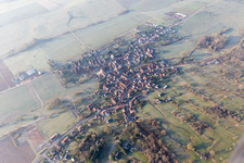 Luftbild von Weinbourg im Bundesland Bas-Rhin, Frankreich